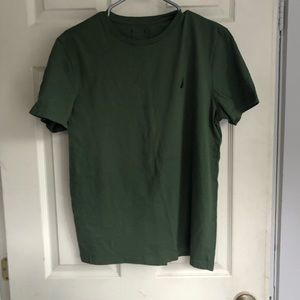 Nautica Army Green Casual T-shirt